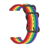Rainbow Pride Nylon Watch Strap