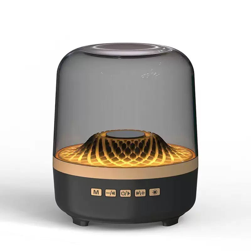 Big Diamond Smart Glass LED Wireless Bluetooth Speaker with RGB Lamp