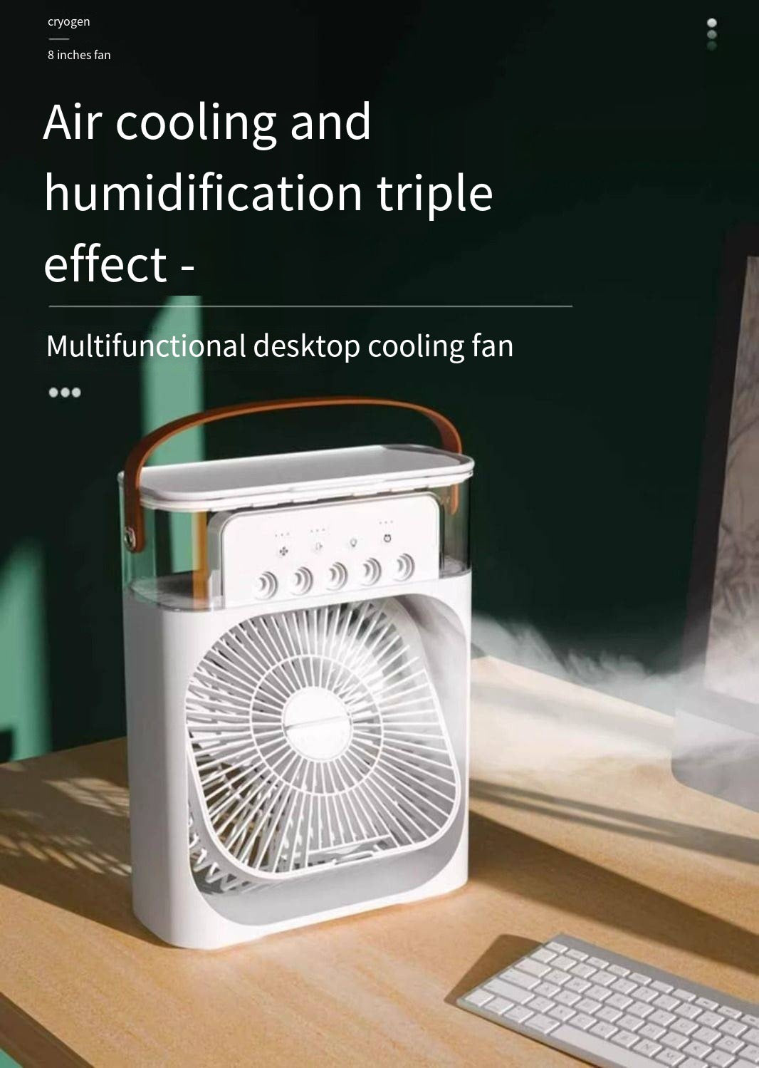 BG-F4 Large Five Hole Ice Mist Fan