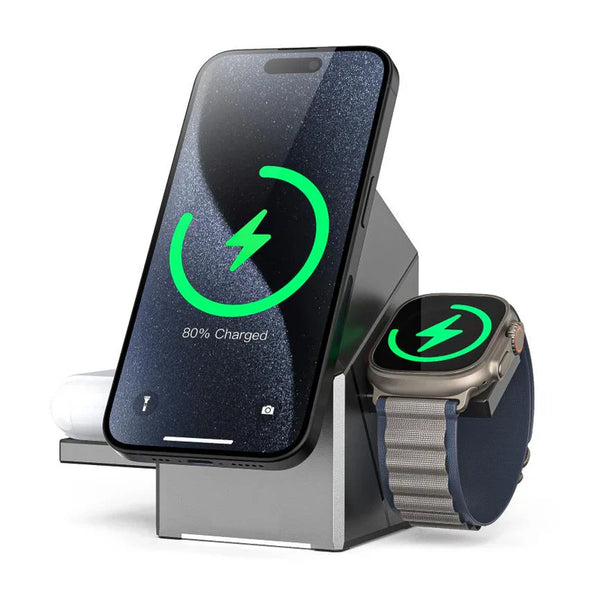 Orbix – 3-in-1 Magnetic Wireless Charging Station