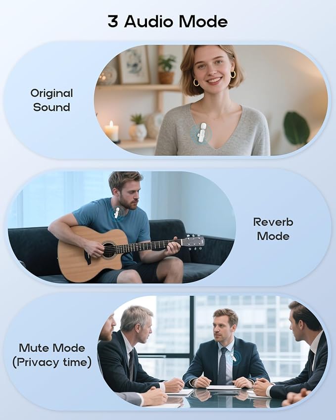 Wireless Mini Lavalier Mic 2 Pack Model K9