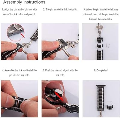 Premium Ceramic Apple Watch Strap Replacement