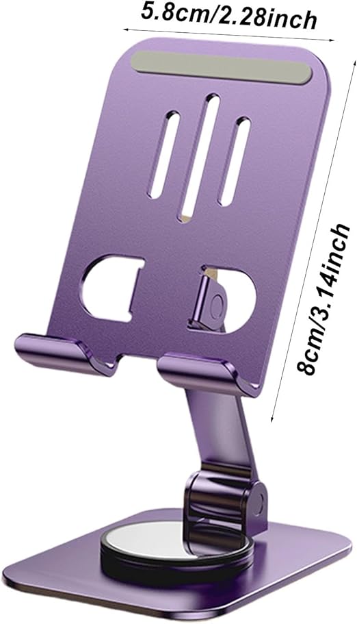 W02 Metal Rotating Foldable Phone & Tablet Stand