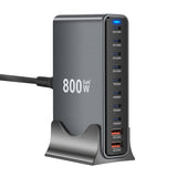 800W 10 Port GaN USB-C Fast Charger