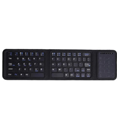 Foldable Wireless Keyboard with Touchpad