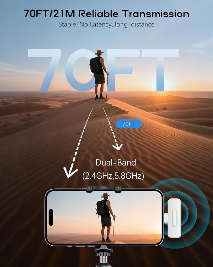 Wireless Mini Lavalier Mic 2 Pack Model K9