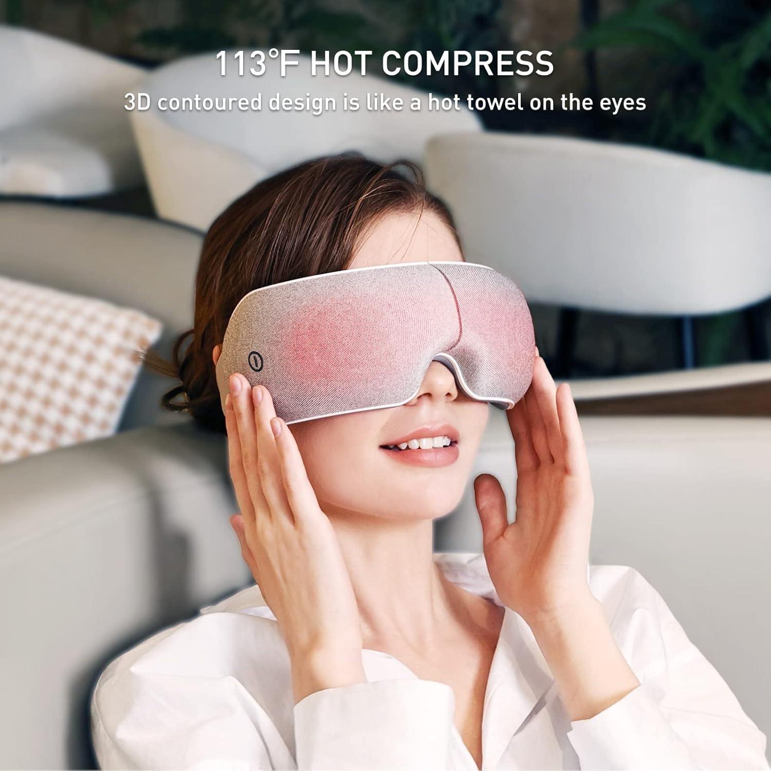 E1 Electric Eye Massager with Heat and Bluetooth Music