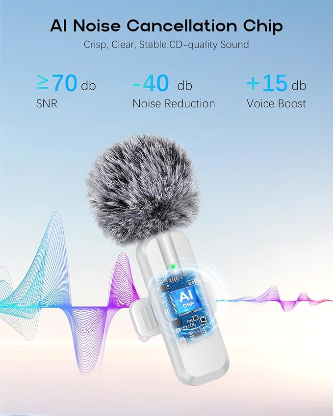 Wireless Mini Lavalier Mic 2 Pack Model K9