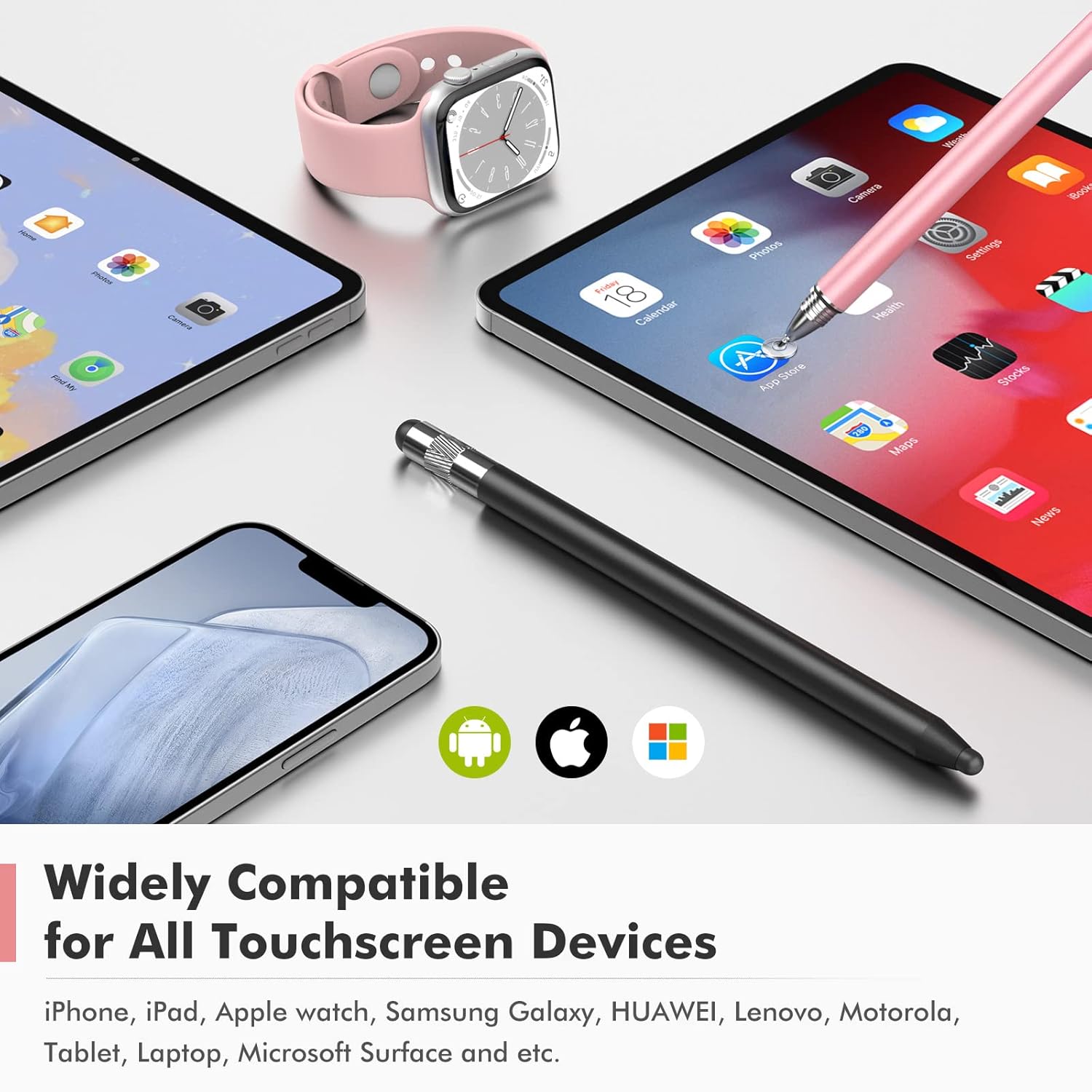 2-in-1 High Precision Stylus Pen