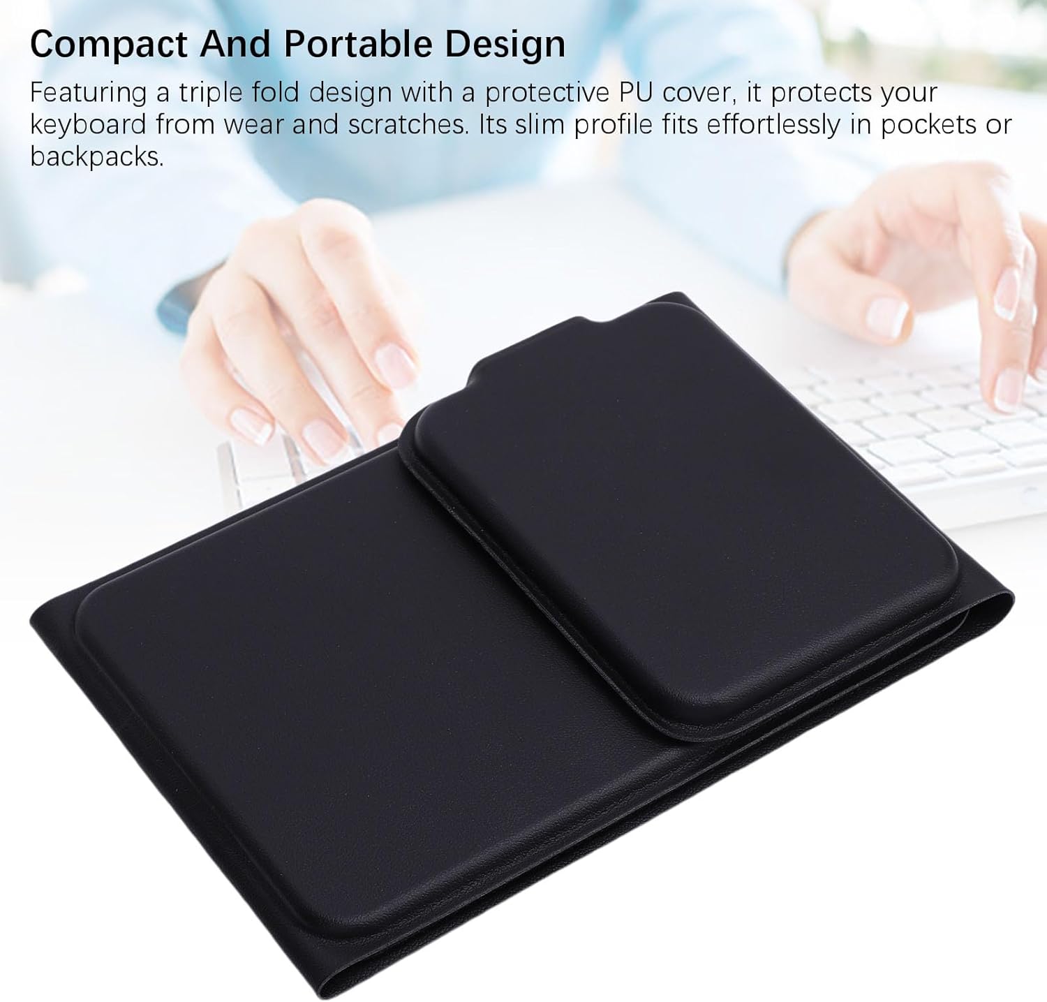 Foldable Wireless Keyboard with Touchpad