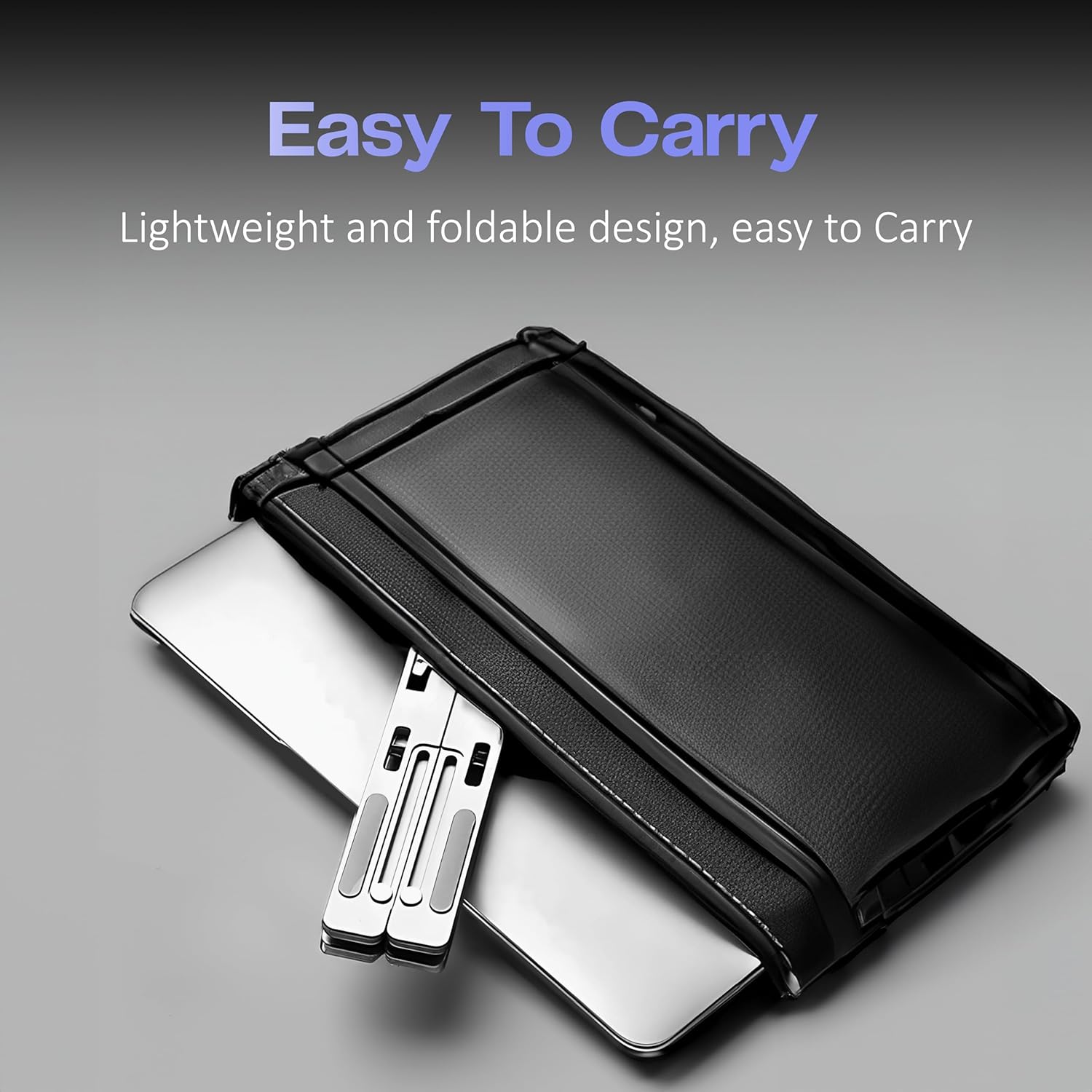 Adjustable Aluminum Ergonomic Foldable Portable Tabletop Laptop Stand