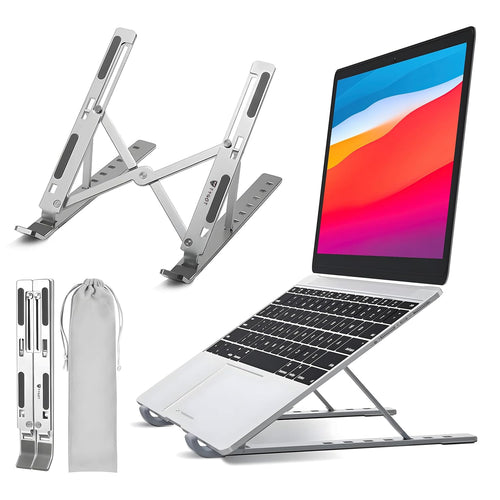Adjustable Aluminum Ergonomic Foldable Portable Tabletop Laptop Stand