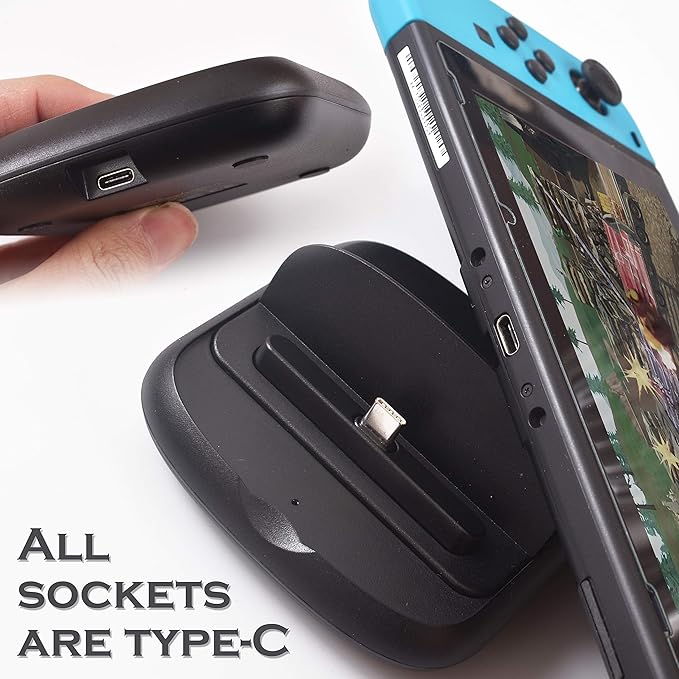 Foldable Charging Stand & Dock for Nintendo Switch