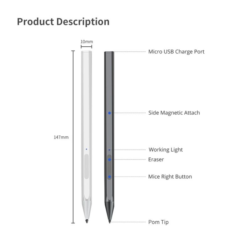Rechargeable Stylus Pen for Ipad