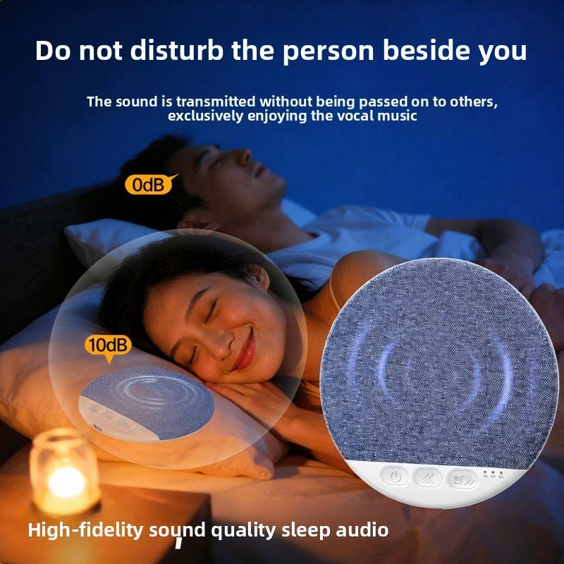 Rechargeable Under Pillow Audio Disc Ultra Thin Sleep White Noise Bluetooth Speaker