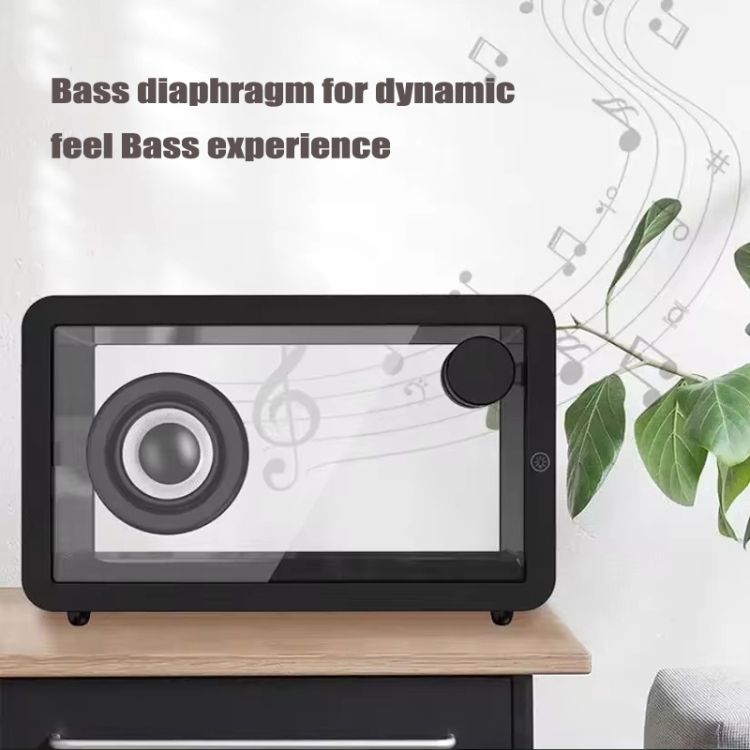 M8 Transparent Wireless Speaker Subwoofer with Ambient Light Bluetooth 5.1