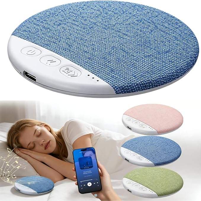 Rechargeable Under Pillow Audio Disc Ultra Thin Sleep White Noise Bluetooth Speaker