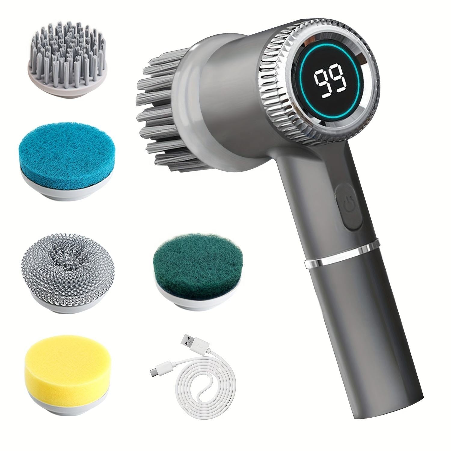 Royalstar Cleaning Brush 5-in-1 Cordless Electric Power Scrubber