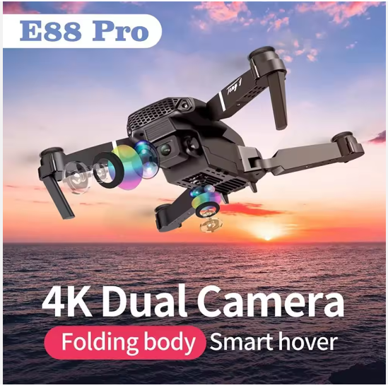 E88 Pro 4K Foldable Mini RC Drone