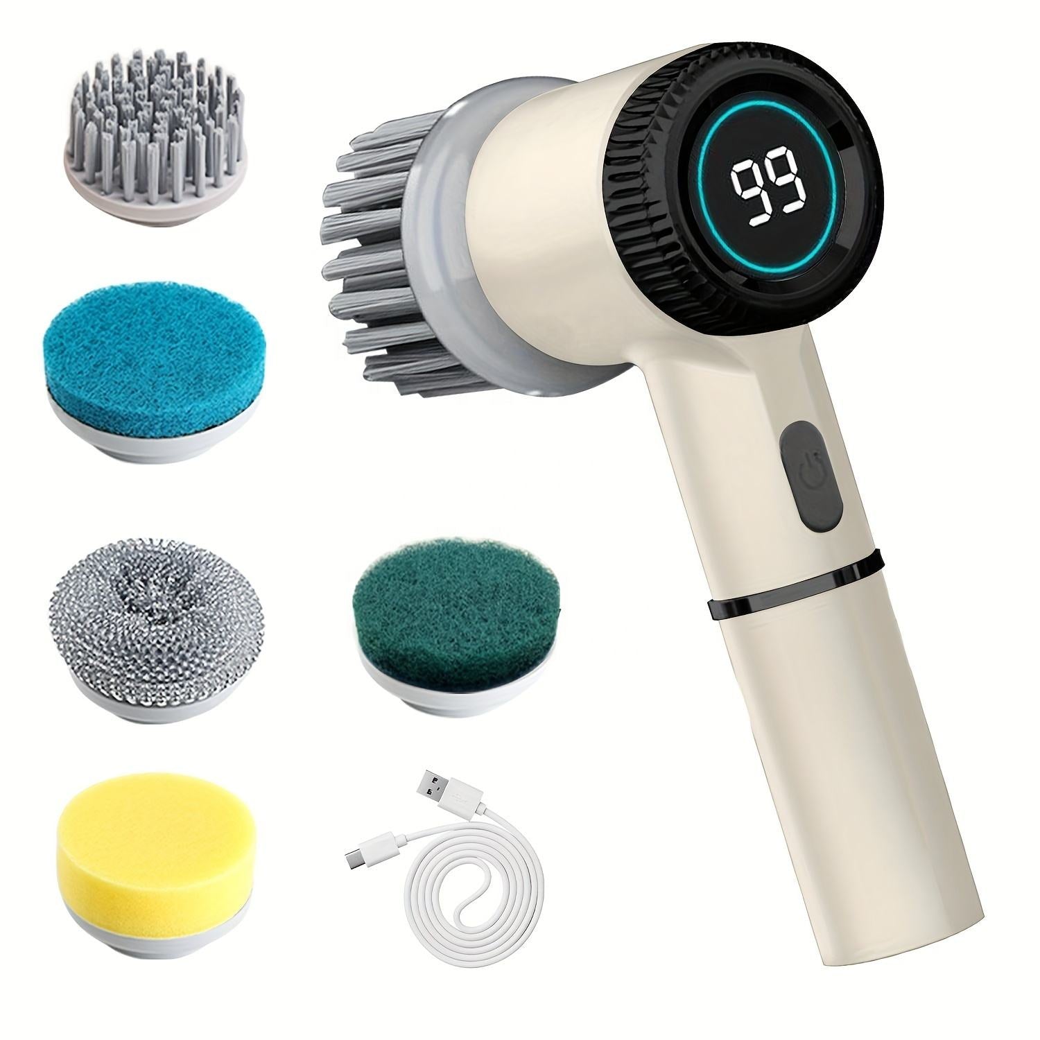 Royalstar Cleaning Brush 5-in-1 Cordless Electric Power Scrubber