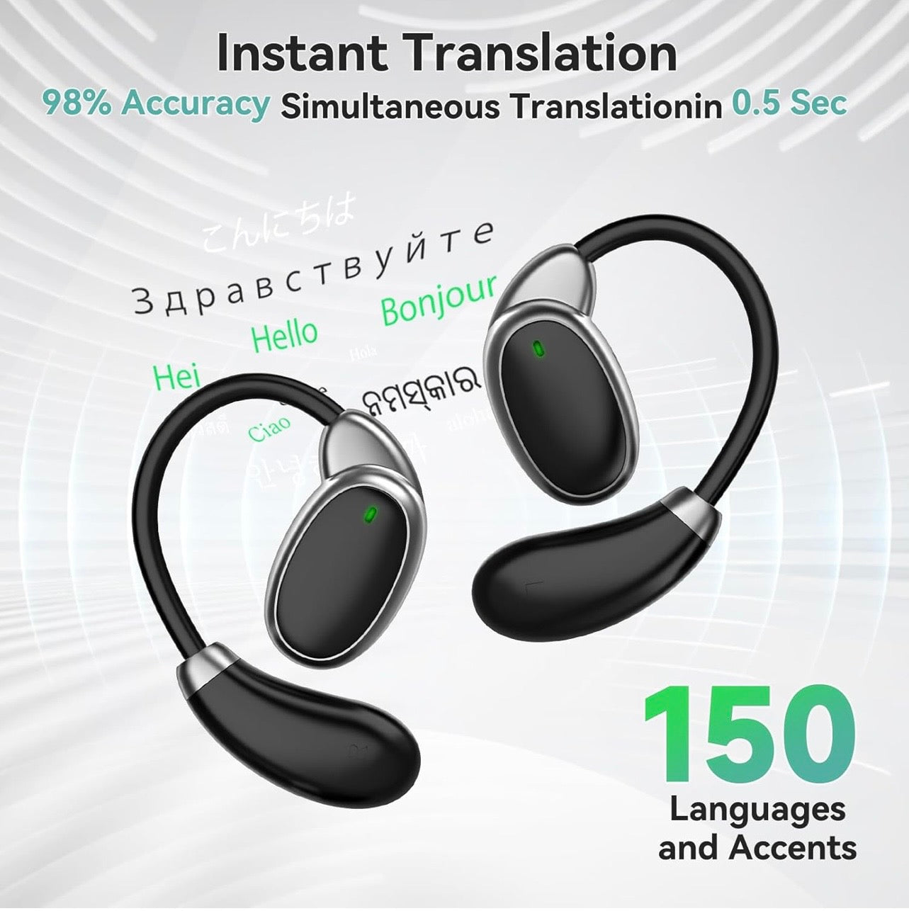 AI Language Translator Wirless Earbuds