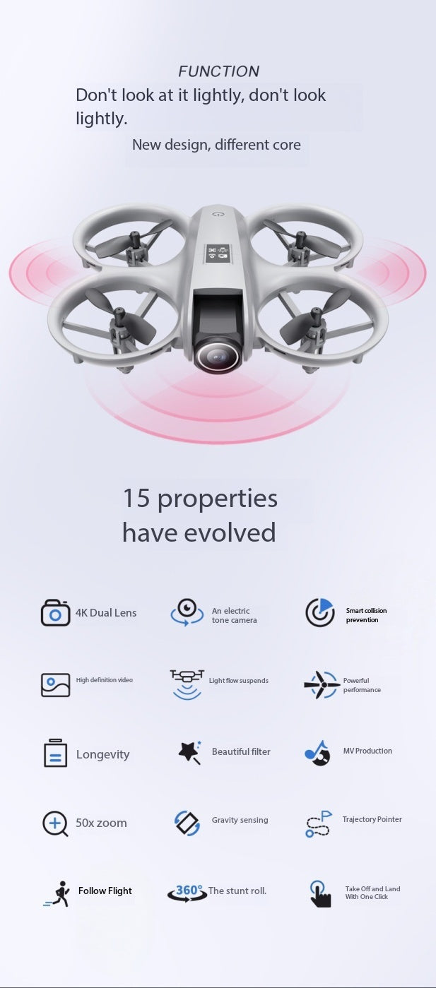 JSX01-4K Dual Camera Mini Drone