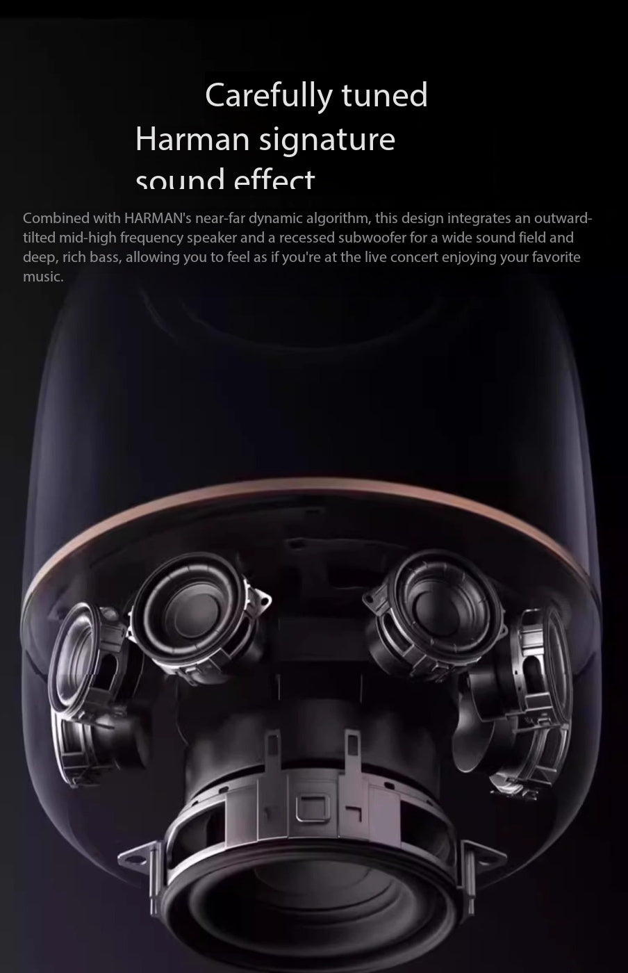 Big Diamond Smart Glass LED Wireless Bluetooth Speaker with RGB Lamp