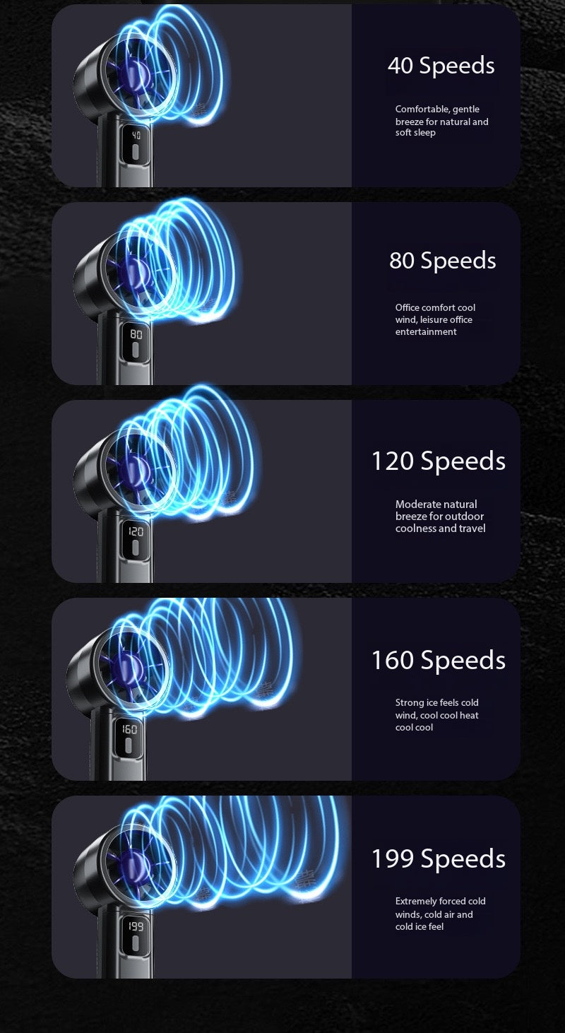 Y28 Turbo High Speed Handheld Mini Fan