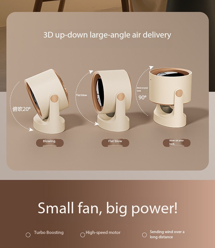 F11 Desktop Circulating Fan with LED Display