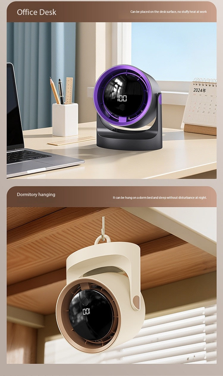 F11 Desktop Circulating Fan with LED Display