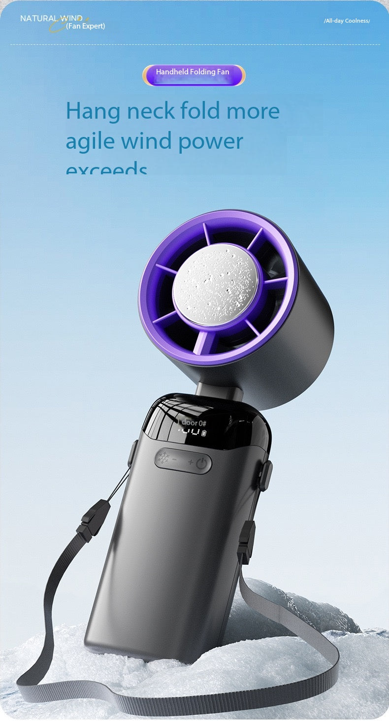 N16 High Speed Cooling Handheld Fan with Ice Cooling Plate