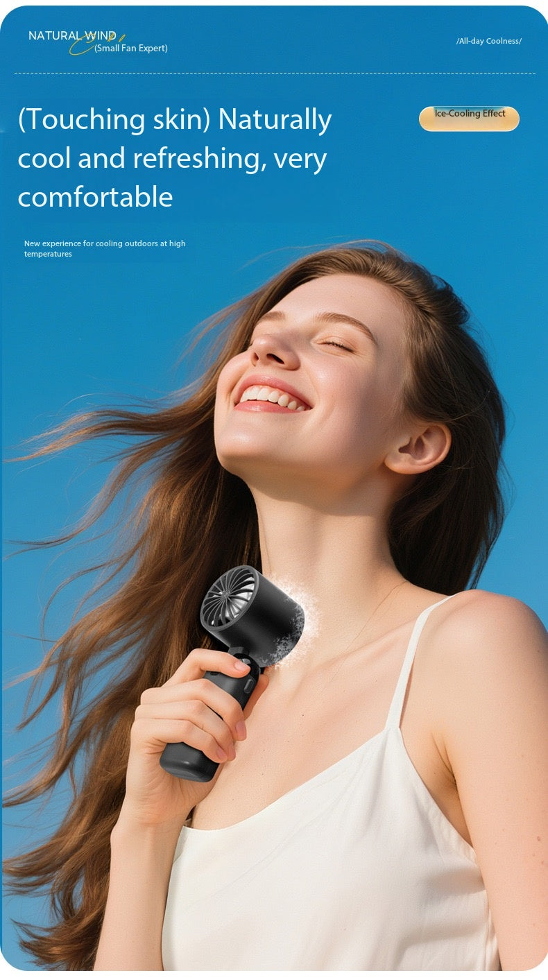 N16 High Speed Cooling Handheld Fan with Ice Cooling Plate