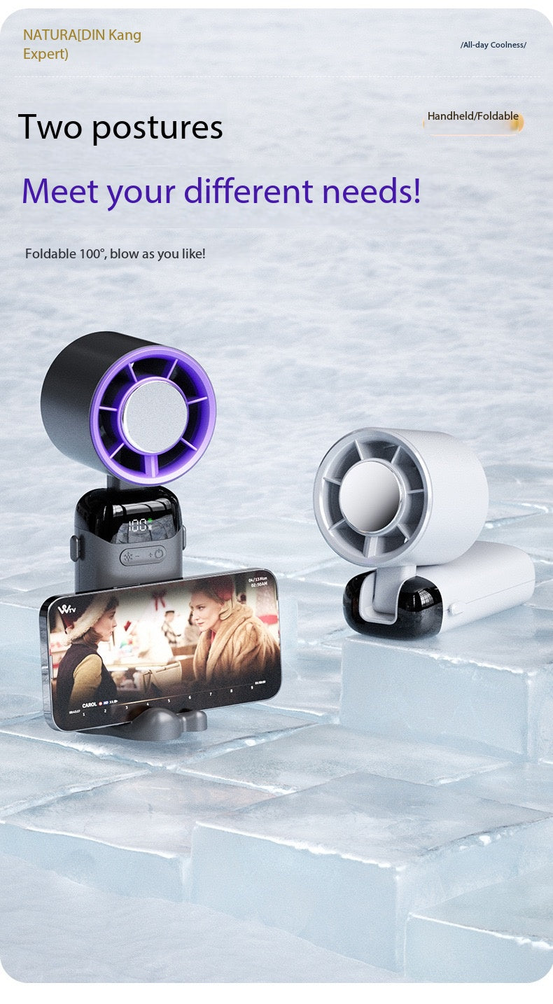 N16 High Speed Cooling Handheld Fan with Ice Cooling Plate