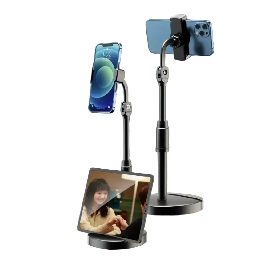 Dual Phone Live Streaming Stand – Adjustable & Ultra Stable