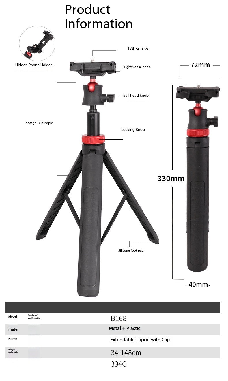 Drop Open Tripod Camera Stand