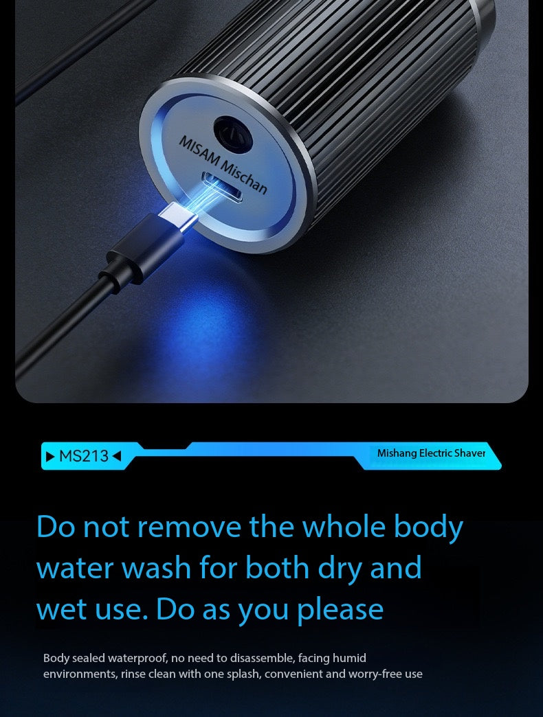 Mishang Electric Shaver MS-213A – Portable Waterproof Beard Shaver