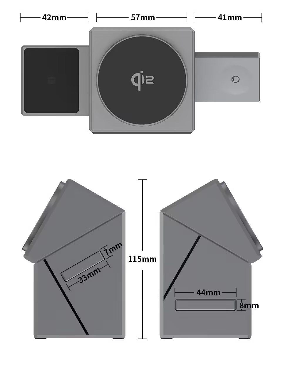 Orbix – 3-in-1 Magnetic Wireless Charging Station