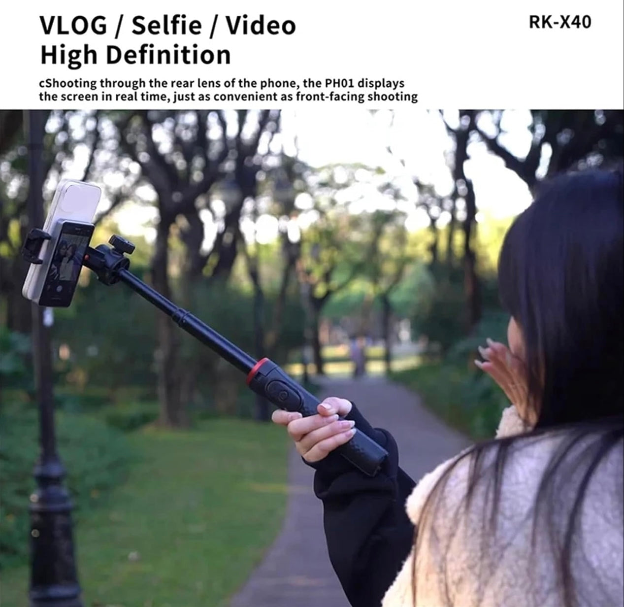 Phone Vlog Selfie Monitor Screen