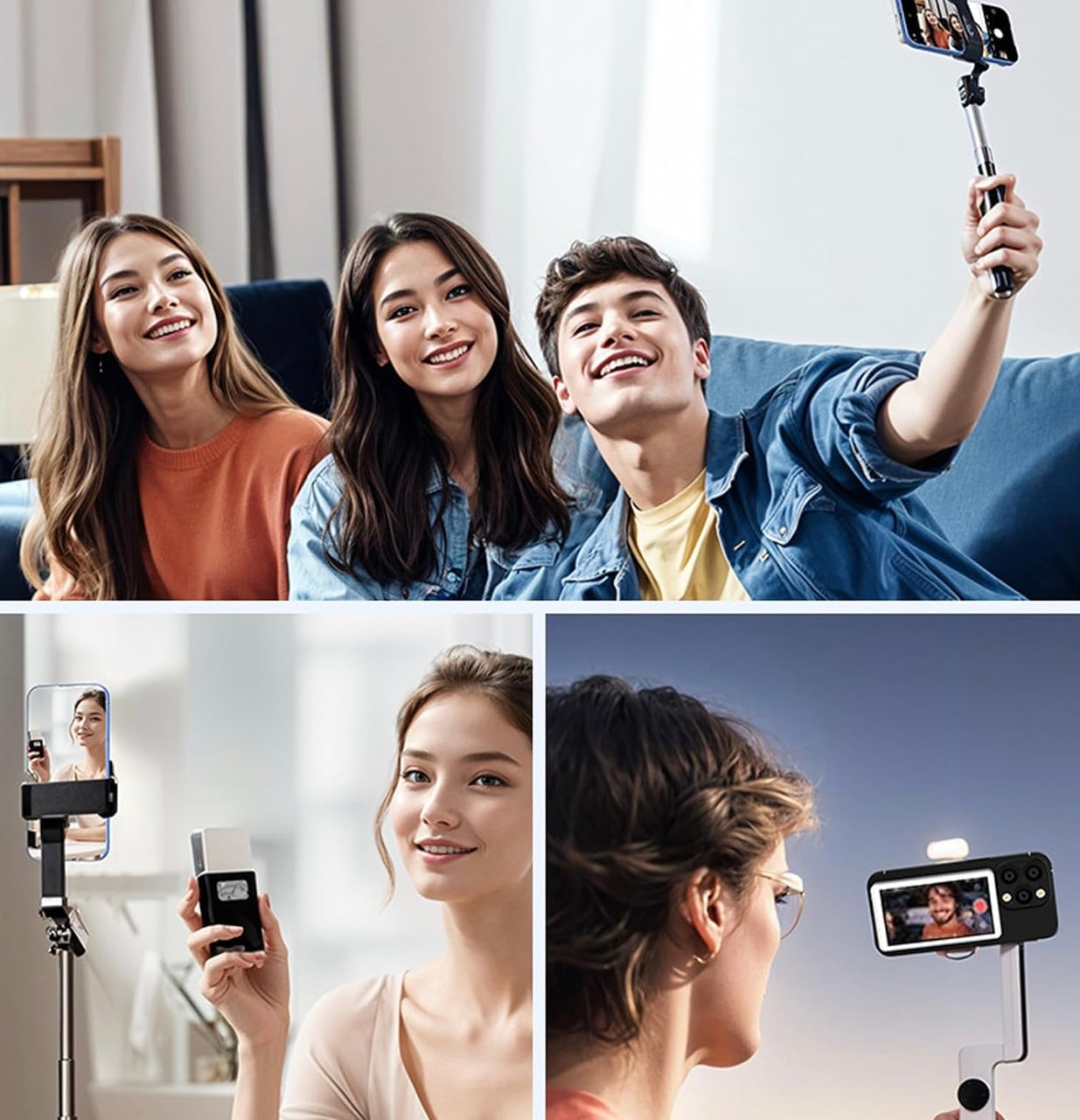 Phone Vlog Selfie Monitor Screen