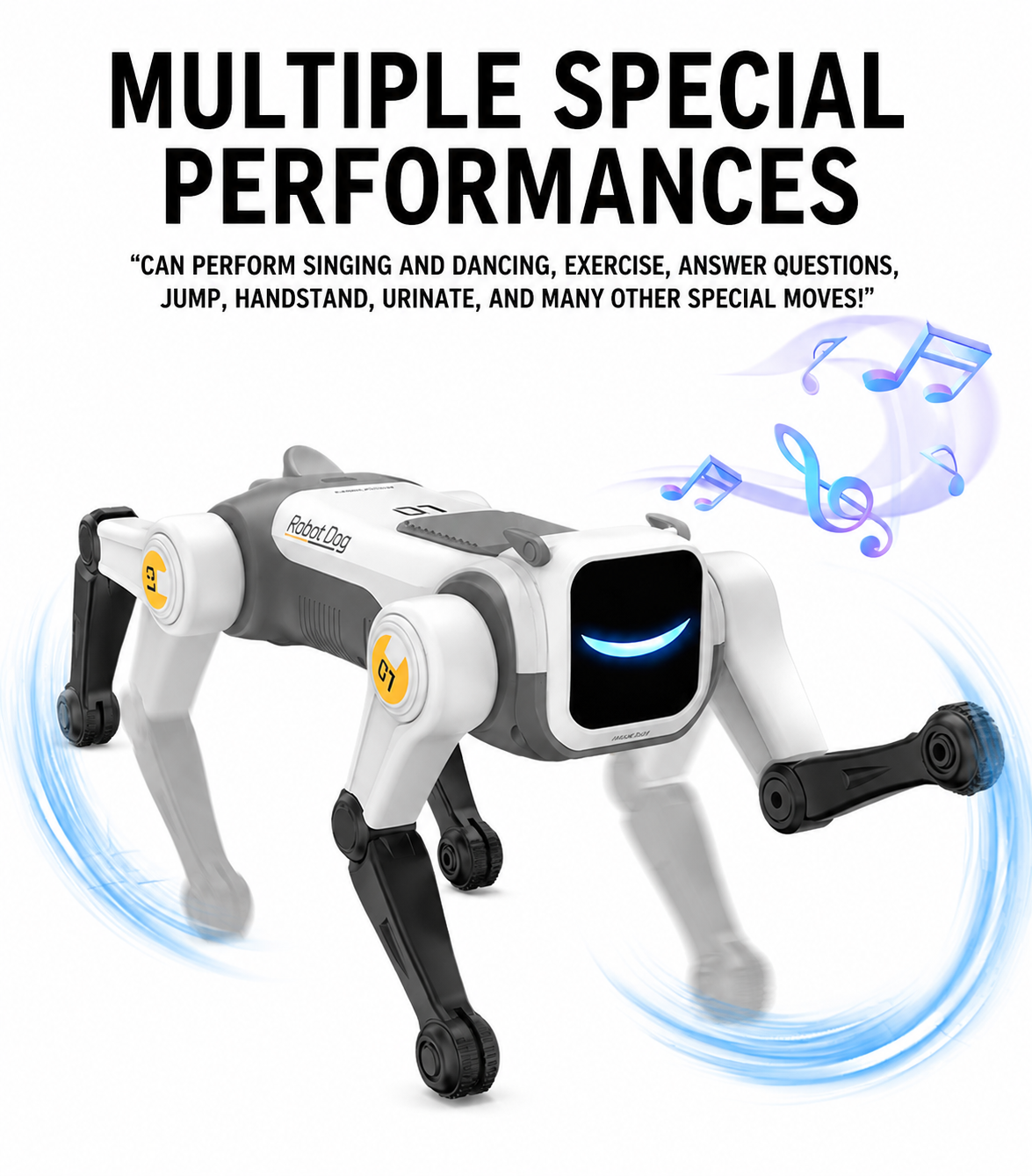 Magic Flip Al Stunt Robot Dog