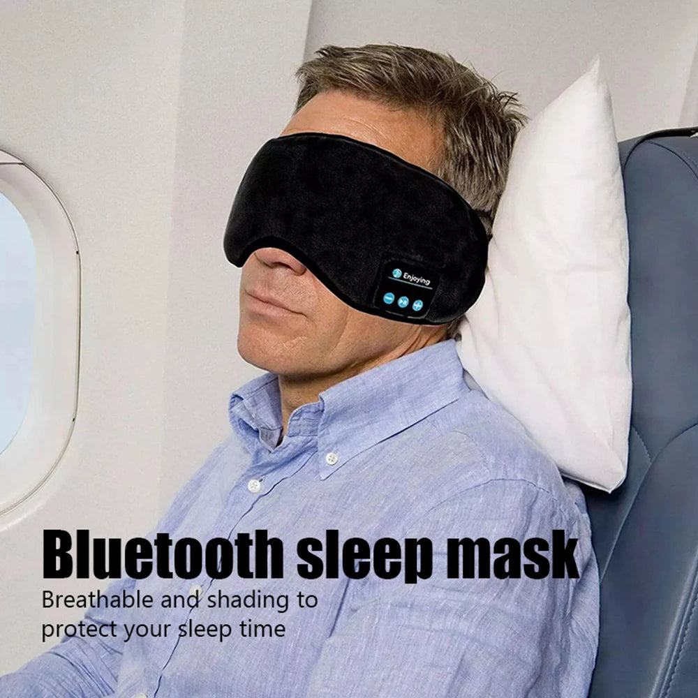 Bluetooth Eye Massager Sleep Mask with Built in Headphones