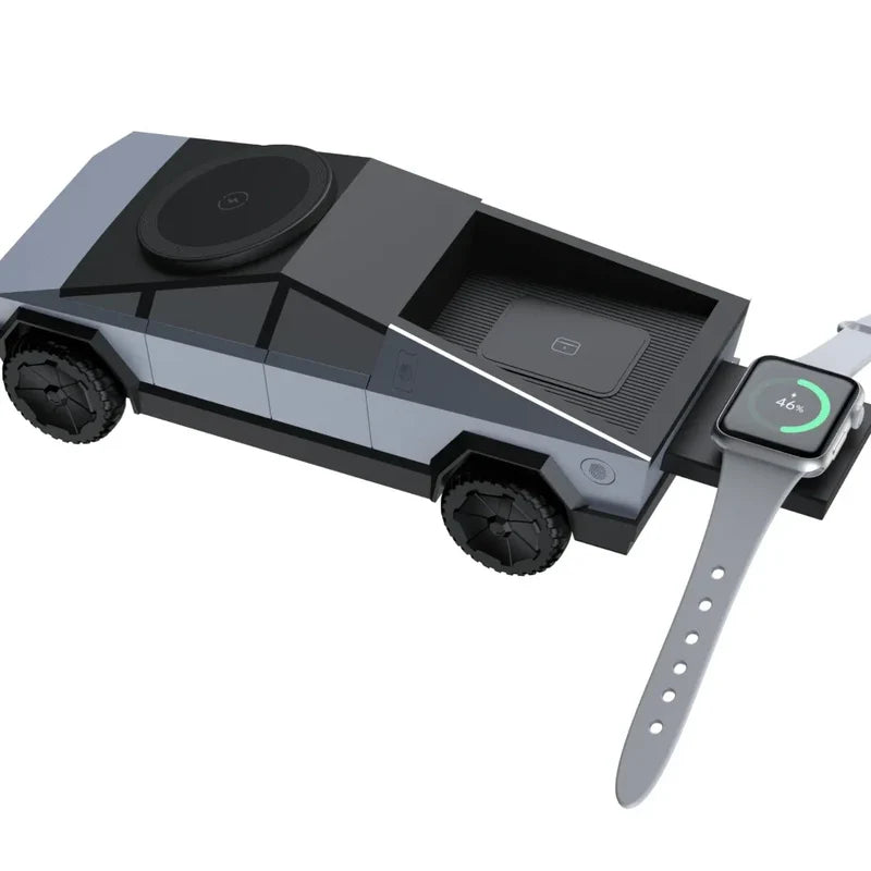 CyberDock 3-in-1 Wireless Charging Station