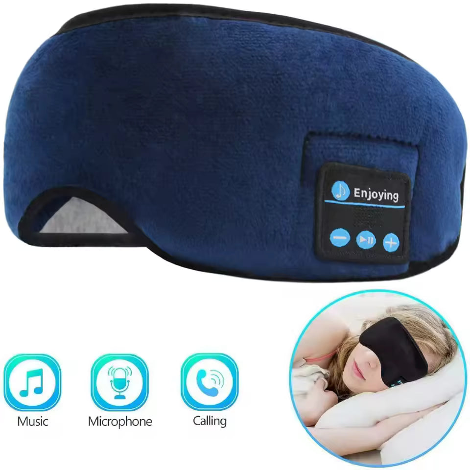 Bluetooth Eye Massager Sleep Mask with Built in Headphones