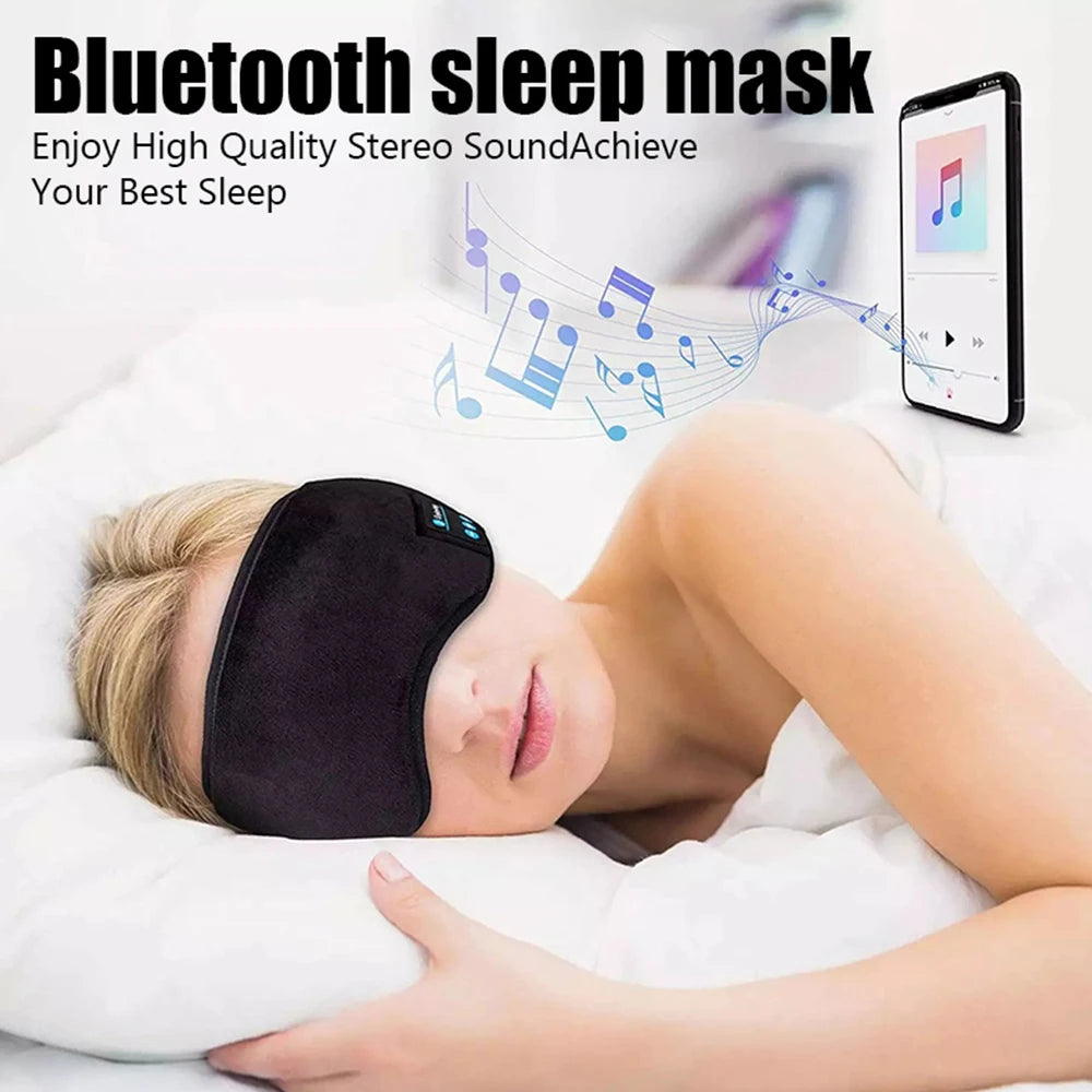 Bluetooth Eye Massager Sleep Mask with Built in Headphones