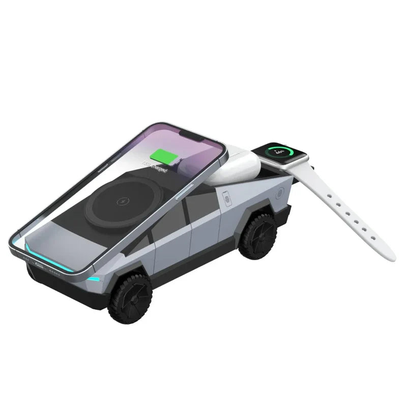 CyberDock 3-in-1 Wireless Charging Station