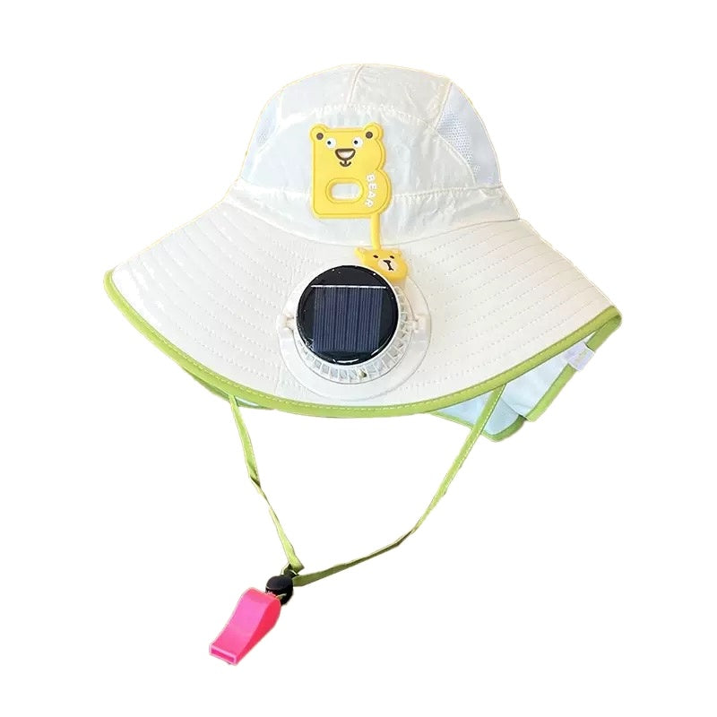 Kids Solar Fan Sun Hat