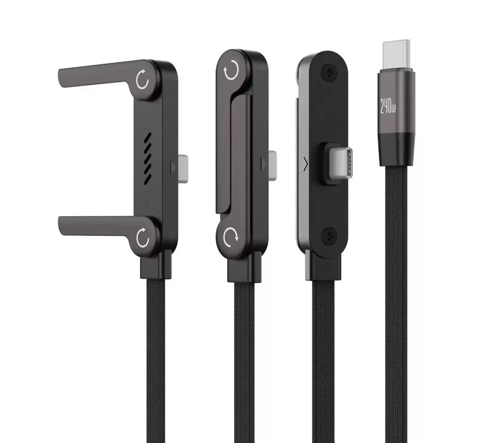 FoldStand Pro 3 in 1 Fast Charging Cable with Foldable Phone Stand