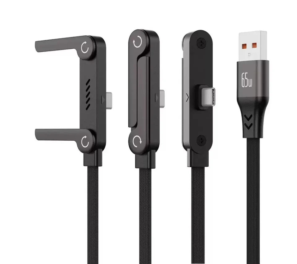 FoldStand Pro 3 in 1 Fast Charging Cable with Foldable Phone Stand