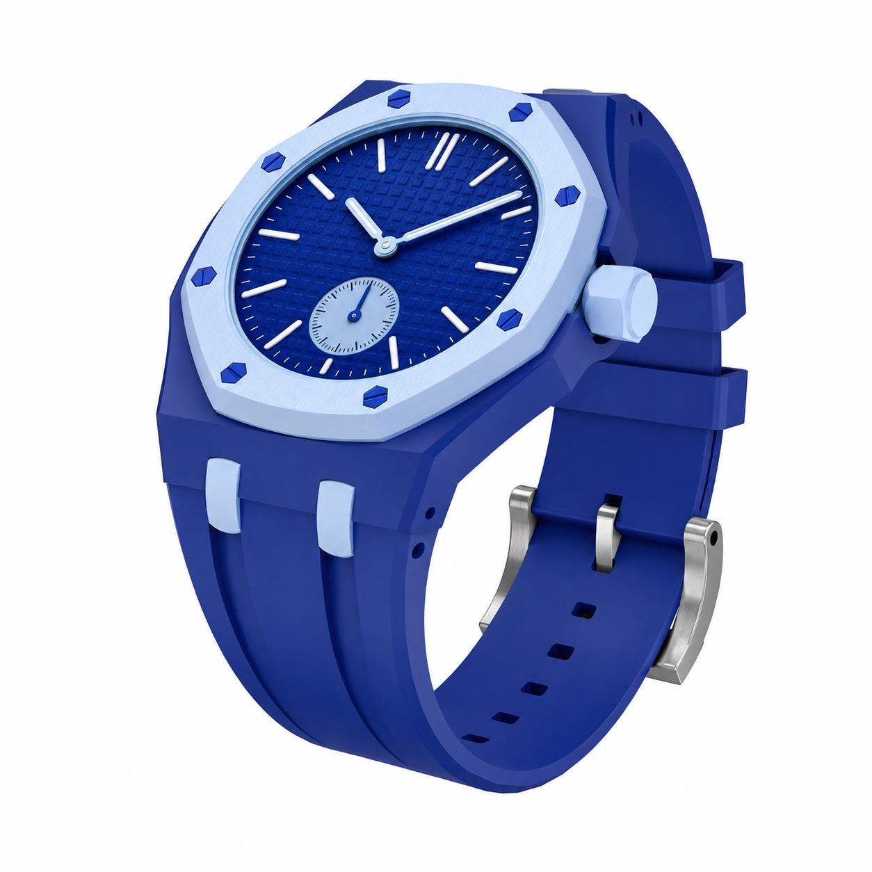 AP X Swatch Royal Pop Watch Straps 3 O'clock