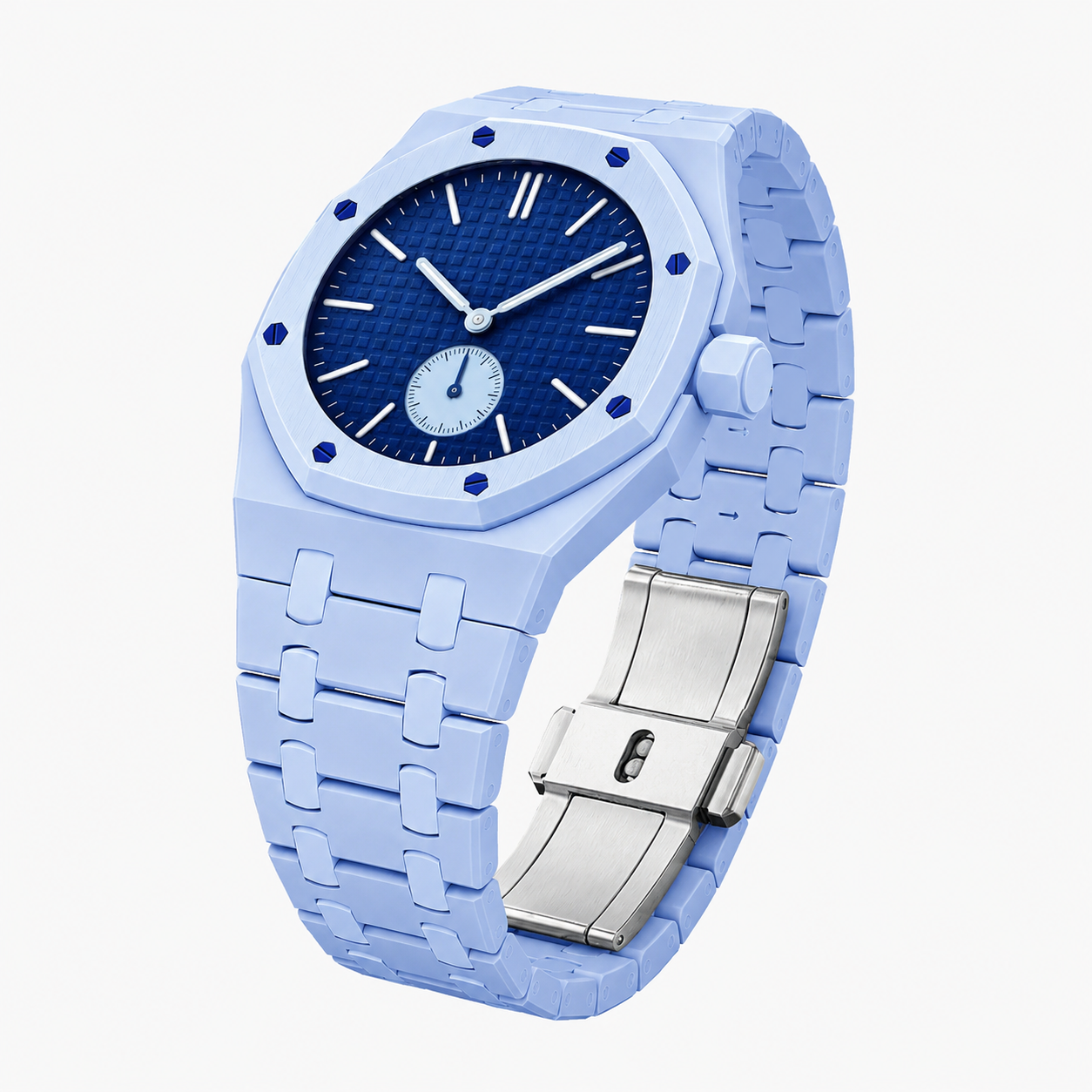AP X Swatch Royal Pop Watch Straps 3 O'clock